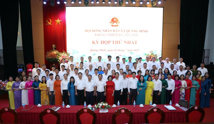 Kỳ họp thứ nhất HĐND xã Quang Minh nhiệm kỳ 2021-2026 thông qua nhiều nghị quyết quan trọng- Ảnh 11.