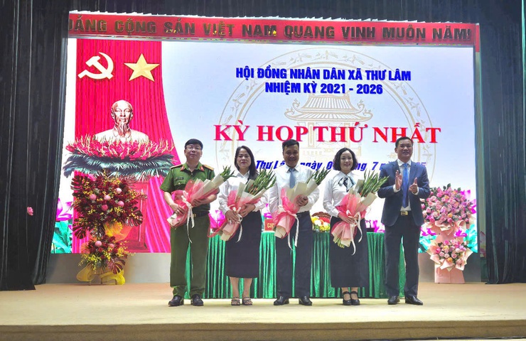HĐND xã Thư Lâm Khóa I, nhiệm kỳ 2021 - 2026 tổ chức Kỳ họp thứ Nhất- Ảnh 5.