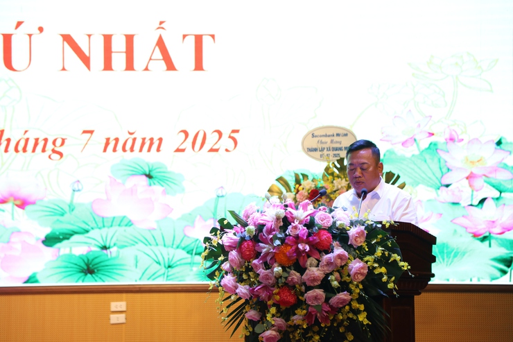Kỳ họp thứ nhất HĐND xã Quang Minh nhiệm kỳ 2021-2026 thông qua nhiều nghị quyết quan trọng- Ảnh 6.