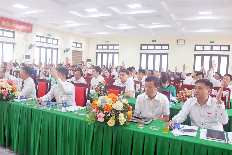 HĐND xã Xuân Mai tổ chức thành công Kỳ họp thứ nhất- Ảnh 5.