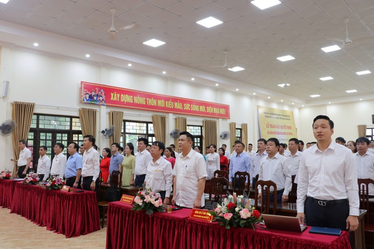 Xã Trần Phú tổ chức Thành công kỳ họp thứ nhất, HĐND xã khóa XX, nhiệm kỳ 2021-2026- Ảnh 1.
