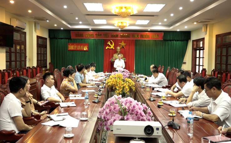 HỘI NGHỊ LẦN THỨ NHẤT BCH ĐẢNG BỘ XÃ MỸ ĐỨC NHIỆM KỲ 2025 - 2030- Ảnh 1.