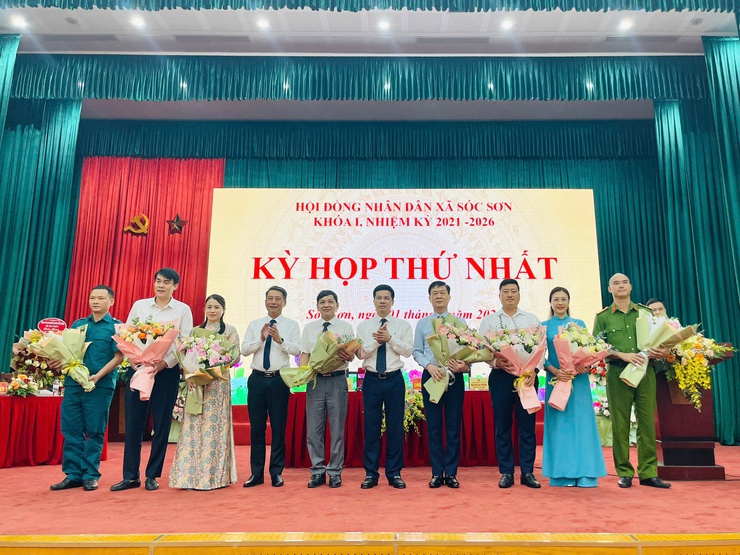 KỲ HỌP THỨ NHẤT - HĐND XÃ SÓC SƠN, KHÓA I, NHIỆM KỲ 2021 – 2026.- Ảnh 3.