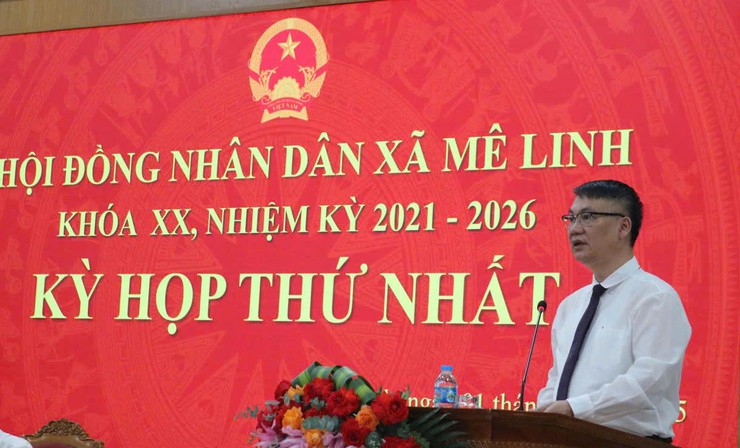 HĐND xã Mê Linh tổ chức kỳ họp thứ nhất, nhiệm kỳ 2021-2026- Ảnh 3.