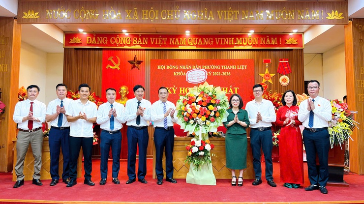 HĐND PHƯỜNG THANH LIỆT KHÓA I, NHIỆM KỲ 2021–2026 TỔ CHỨC KỲ HỌP THỨ NHẤT- Ảnh 5.
