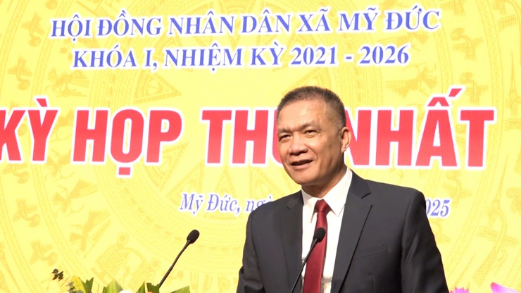 KỲ HỌP HĐND XÃ MỸ ĐỨC KHÓA I, NHIỆM KỲ 2021-2026- Ảnh 4.