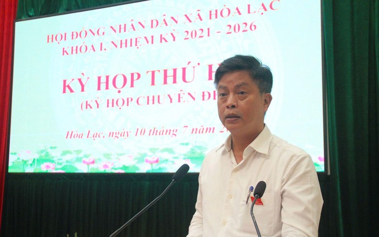 HĐND xã Hòa Lạc tổ chức kỳ họp thứ Hai (kỳ họp chuyên đề): Quyết nghị các nội dung quan trọng phát triển kinh tế - xã hội- Ảnh 2.