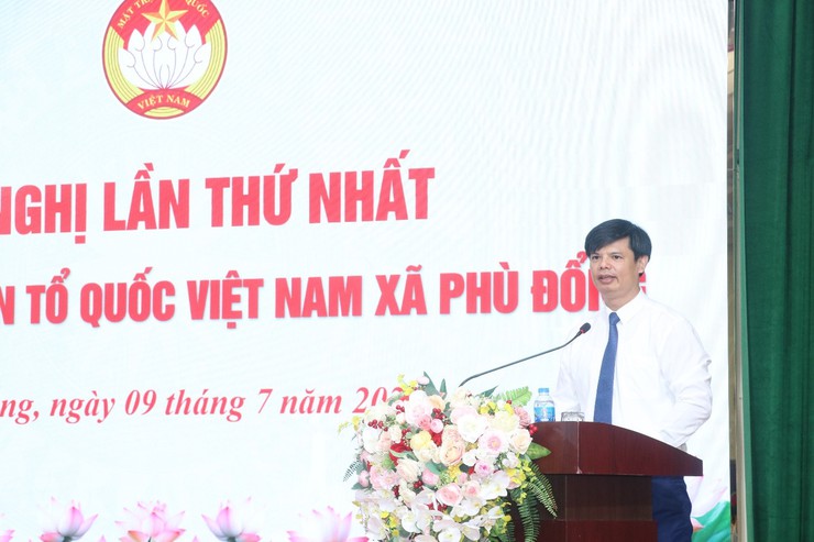 Ủy ban MTTQ Việt Nam xã Phù Đổng tổ chức hội nghị lần thứ Nhất- Ảnh 3.