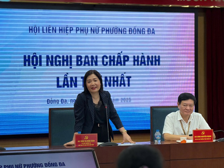 Hội nghị Ban Chấp hành, Ban Thường vụ Hội Liên hiệp phụ nữ phường Đống Đa- Ảnh 3.
