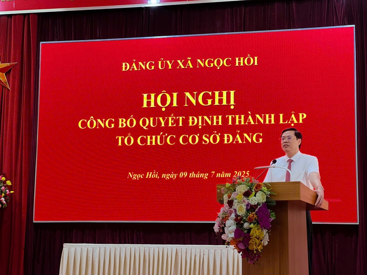 CÔNG BỐ QUYẾT ĐỊNH THÀNH LẬP TRẠM Y TẾ MỚI XÃ NGỌC HỒI- Ảnh 3.