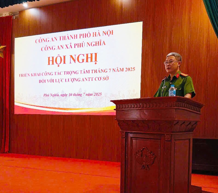 Công an xã Phú Nghĩa giao ban với lực lượng an ninh cơ sở- Ảnh 7.