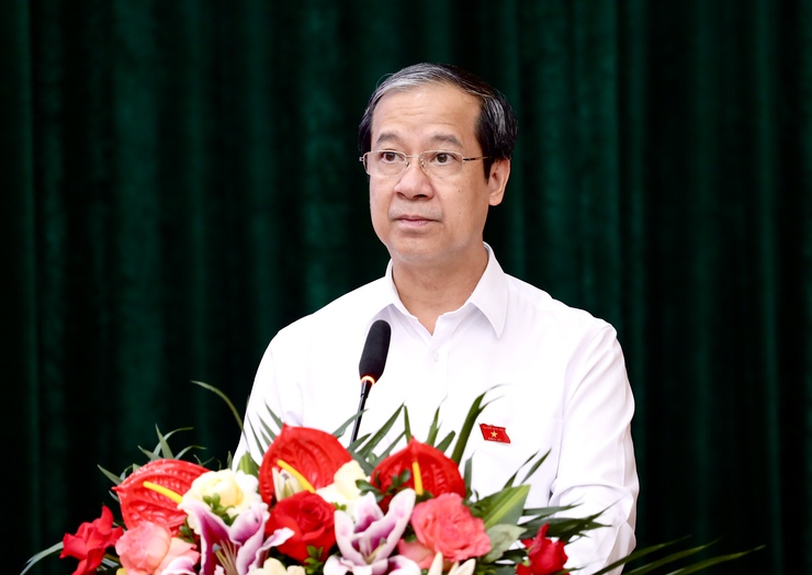 Đoàn đại biểu Quốc hội Thành phố Hà Nội tiếp xúc cử tri sau Kỳ họp thứ 9, Quốc hội khóa XV theo hình thức trực tiếp và trực tuyến- Ảnh 4.