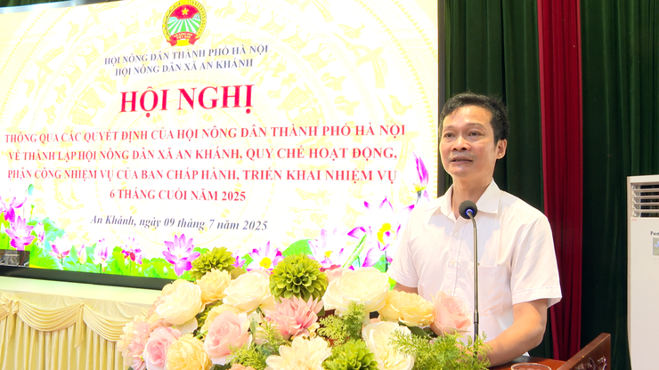 Hội nghị Ban chấp hành Hội Nông dân xã An Khánh- Ảnh 5.
