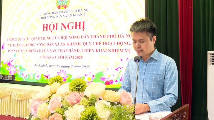 Hội nghị Ban chấp hành Hội Nông dân xã An Khánh- Ảnh 1.
