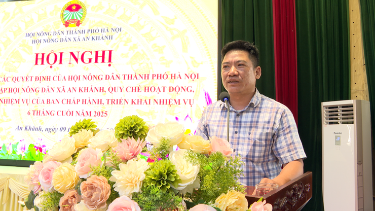 Hội nghị Ban chấp hành Hội Nông dân xã An Khánh- Ảnh 4.