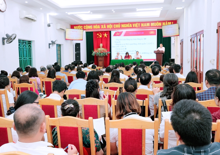 ĐẢNG ỦY XÃ THƯ LÂM TỔ CHỨC HỘI NGHỊ GIAO BAN THƯỜNG TRỰC ĐẢNG ỦY VỚI BÍ THƯ CÁC TỔ CHỨC ĐẢNG TRỰC THUỘC ĐẢNG BỘ XÃ.- Ảnh 6.