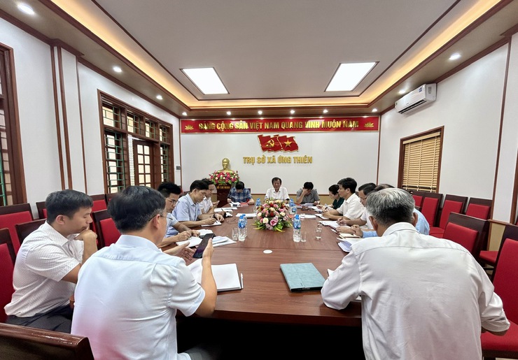 Tiểu ban Văn kiện Đại hội Đại biểu Đảng bộ xã Ứng Thiên tổ chức Hội nghị triển khai nhiệm vụ- Ảnh 6.