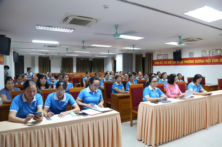 Hội LHPN phường Dương Nội tổ chức Hội nghị lần thứ nhất, nhiệm kỳ 2021-2026- Ảnh 1.