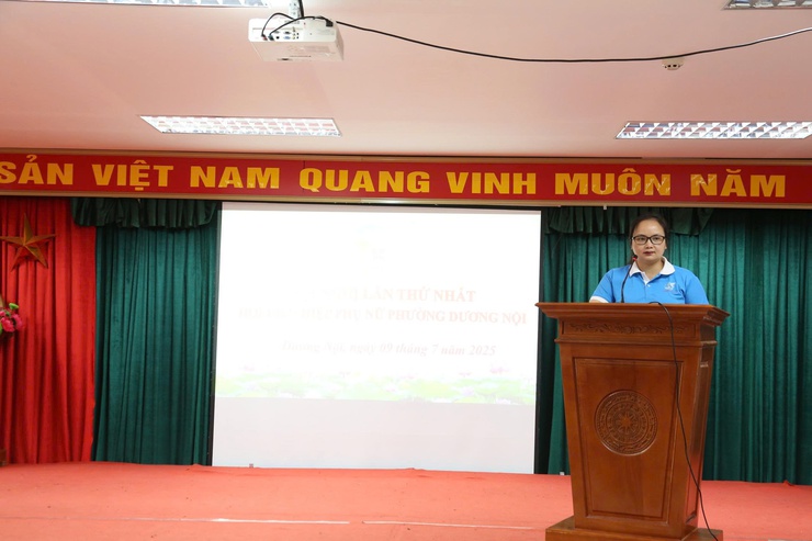 Hội LHPN phường Dương Nội tổ chức Hội nghị lần thứ nhất, nhiệm kỳ 2021-2026- Ảnh 3.