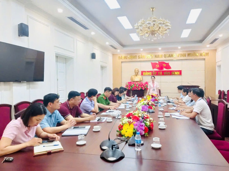 TIỂU BAN TỔ CHỨC PHỤC VỤ ĐẠI HỘI ĐẢNG BỘ XÃ VÂN ĐÌNH HỌP TRIỂN KHAI NHIỆM VỤ- Ảnh 2.
