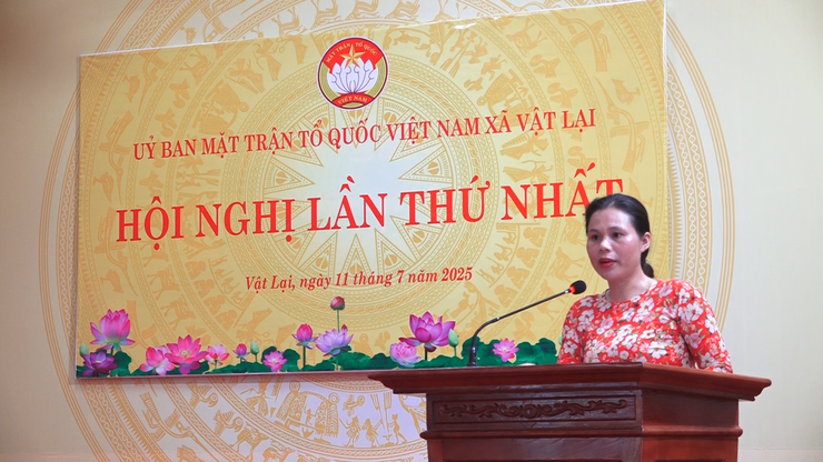 Ủy ban MTTQ Việt Nam xã Vật Lại tổ chức Hội nghị lần thứ Nhất- Ảnh 3.