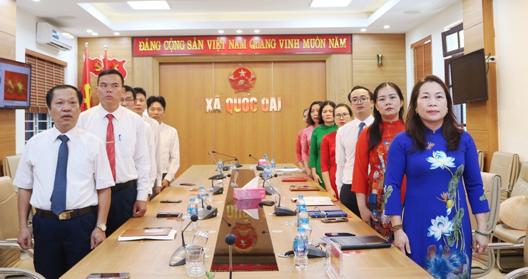 Đại hội Chi bộ Cơ quan Mặt trận Tổ quốc Việt Nam xã Quốc Oai lần thứ nhất, nhiệm kỳ 2025-2030- Ảnh 1.