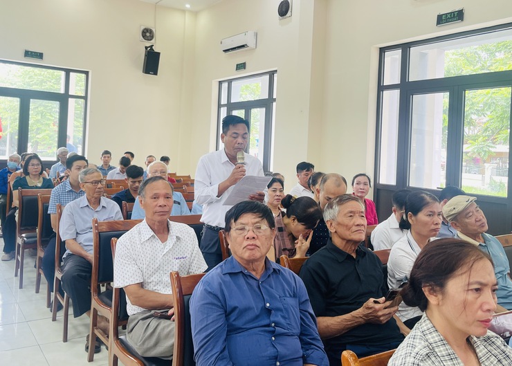 Hội nghị tiếp xúc cử tri sau kỳ họp thứ Nhất HĐND xã Thiên Lộc khoá I, nhiệm kỳ 2021 - 2026- Ảnh 5.
