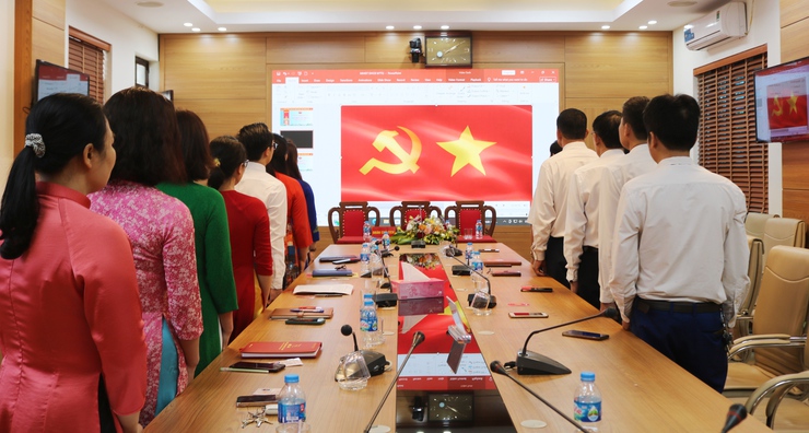 Đại hội Chi bộ Cơ quan Mặt trận Tổ quốc Việt Nam xã Quốc Oai lần thứ nhất, nhiệm kỳ 2025-2030- Ảnh 2.