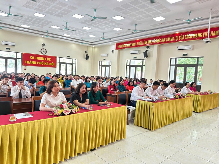 Ủy ban MTTQ Việt Nam xã Thiên Lộc tổ chức hội nghị lần thứ Nhất.- Ảnh 3.