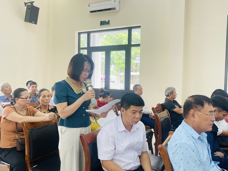 Hội nghị tiếp xúc cử tri sau kỳ họp thứ Nhất HĐND xã Thiên Lộc khoá I, nhiệm kỳ 2021 - 2026- Ảnh 4.
