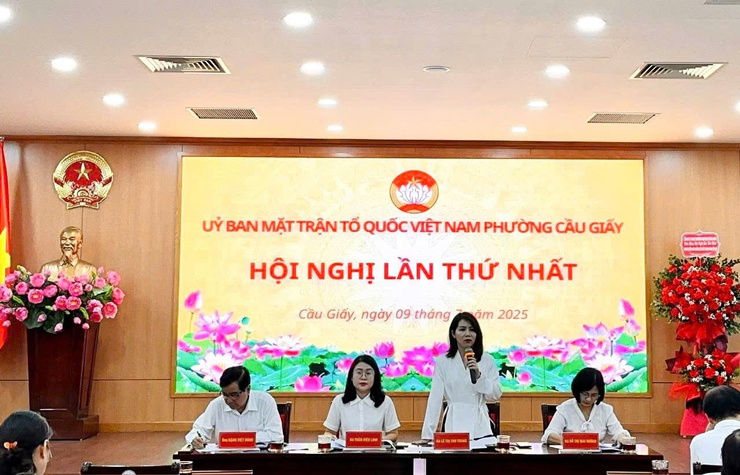 Hội nghị lần thứ nhất Uỷ ban MTTQ Việt Nam phường Cầu Giấy- Ảnh 3.