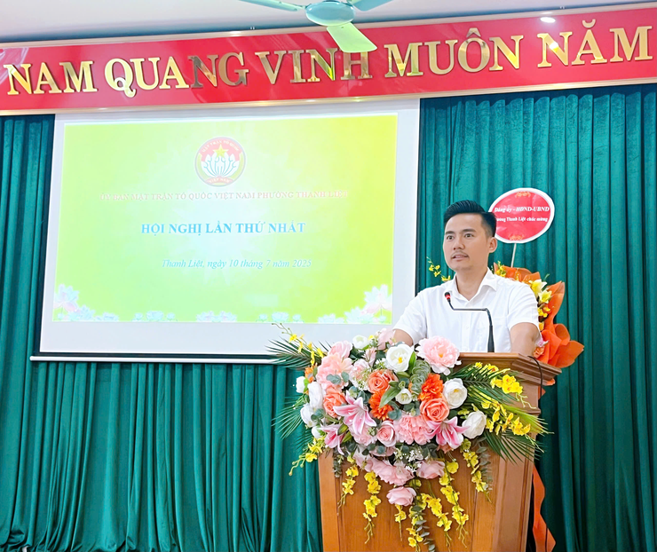 Uỷ ban MTTQ phường Thanh Liệt: Tổ chức hội nghị lần thứ nhất nhiệm kỳ 2025-2030- Ảnh 6.