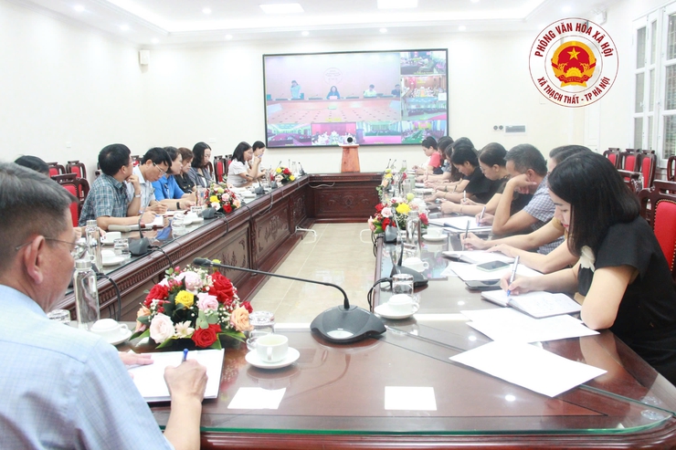 Xã Thạch Thất tổ chức Hội nghị lần thứ tư Ban Chấp hành Đảng bộ xã Thạch Thất- Ảnh 5.