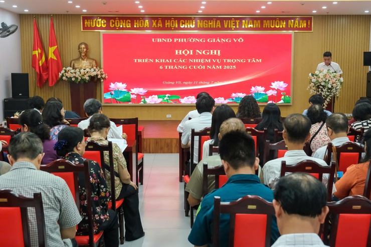 Phường Giảng Võ: Triển khai đề án sắp xếp, đổi tên tổ dân phố sau sắp xếp- Ảnh 1.
