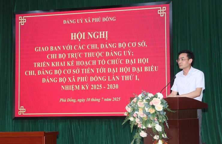 Hội nghị giao ban giữa Thường trực Đảng ủy với các Chi, Đảng bộ trực thuộc- Ảnh 2.