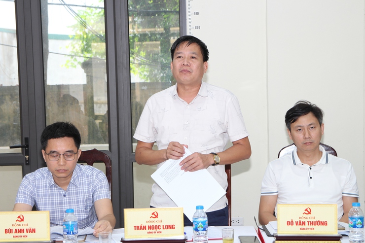 Ban Chấp hành Đảng bộ xã Hòa Xá thảo luận, góp ý Dự thảo Báo cáo chính trị trình Đại hội Đảng bộ xã nhiệm kỳ 2025–2030- Ảnh 5.