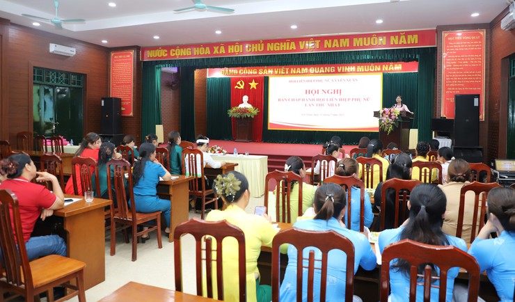 Hội Liên hiệp Phụ nữ xã Yên Xuân tổ chức hội nghị Ban Chấp hành lần thứ nhất- Ảnh 5.