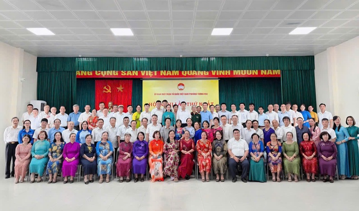 Hội nghị lần thứ nhất Uỷ ban MTTQ Việt Nam phường Tường Mai- Ảnh 3.