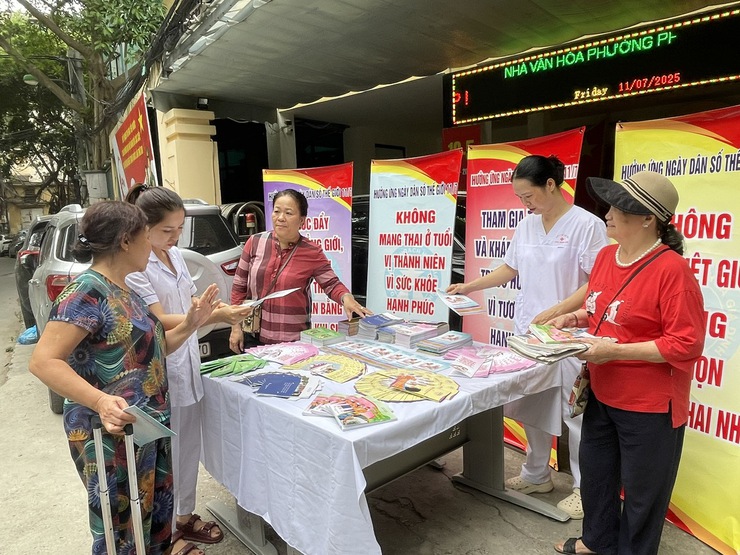 Phường Phương Liệt hưởng ứng Ngày Dân số Thế giới 11/7/2025- Ảnh 3.