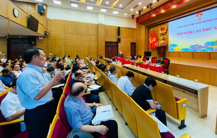 Hội nghị lần thứ Nhất Ủy ban MTTQ Việt Nam phường Ngọc Hà, nhiệm kỳ 2024 - 2029- Ảnh 4.