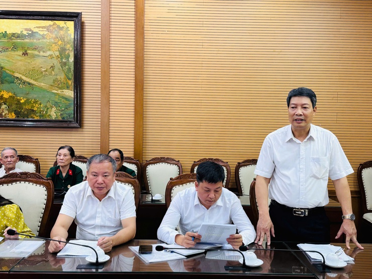 Xã Thanh Trì: Hội nghị lấy phiếu tín nhiệm đối với nhân sự giới thiệu tham gia Ban Chấp hành, Ban Thường vụ Hội Cựu chiến binh xã, nhiệm kỳ 2022-2027- Ảnh 1.