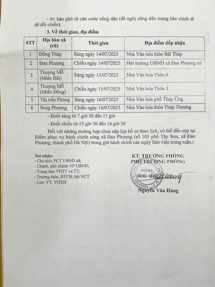Thông báo về việc triển khai tiếp nhận hồ sơ trợ cấp hưu trí xã hội tại xã Đan Phượng- Ảnh 2.