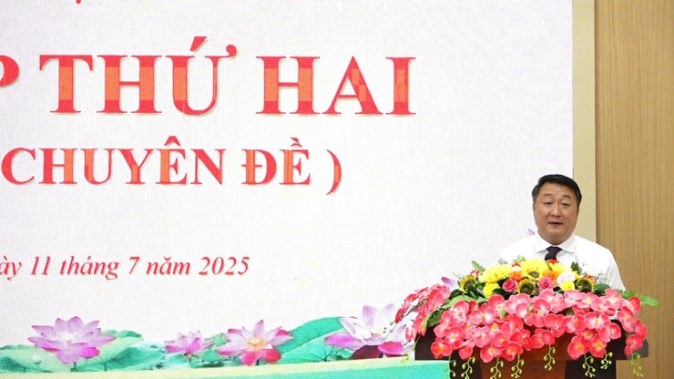 Kỳ họp thứ 2- Kỳ họp chuyên đề HĐND xã Bình Minh khoá XXIII: Quyết nghị nhiều nội dung quan trọng phát triển địa phương- Ảnh 1.