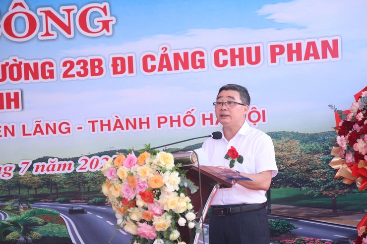 Xã Tiến Thắng khởi công xây dựng tuyến đường nối từ đường 23B đi cảng Chu Phan- Ảnh 3.