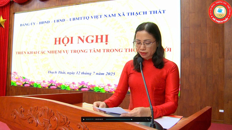 Xã Thạch Thất triển khai các nhiệm vụ trọng tâm từ nay đến cuối năm 2025- Ảnh 4.