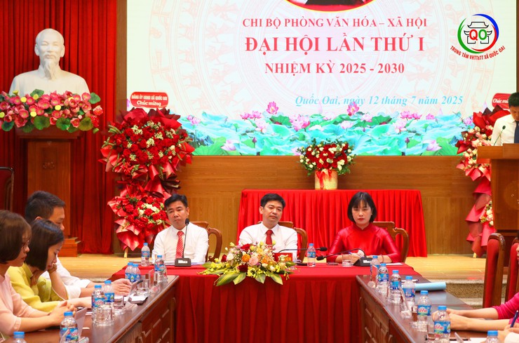 Đại hội Phòng Phòng VH-XH xã Quốc Oai lần thứ nhất, nhiệm kỳ 2025 - 2030- Ảnh 3.