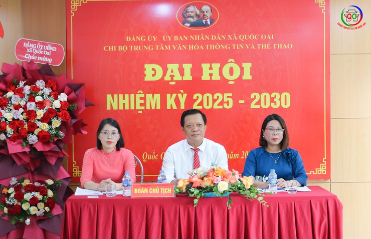 Chi bộ Trung tâm Văn hóa Thông tin và Thể thao (VHTT&TT) xã Quốc Oai tổ chức thành công Đại hội Chi bộ lần thứ I, nhiệm kỳ 2025 – 2030- Ảnh 5.