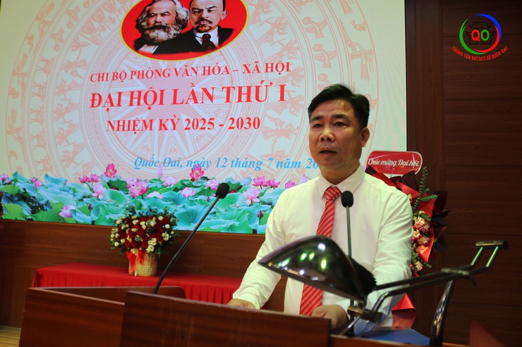 Đại hội Phòng Phòng VH-XH xã Quốc Oai lần thứ nhất, nhiệm kỳ 2025 - 2030- Ảnh 5.