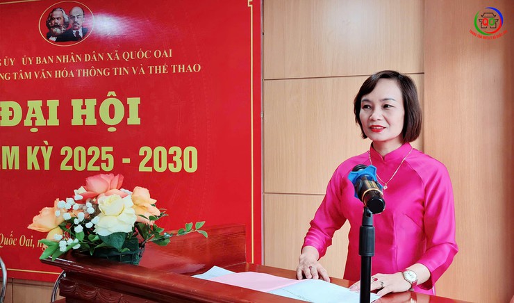 Chi bộ Trung tâm Văn hóa Thông tin và Thể thao (VHTT&TT) xã Quốc Oai tổ chức thành công Đại hội Chi bộ lần thứ I, nhiệm kỳ 2025 – 2030- Ảnh 9.