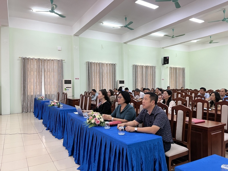 Xã Ngọc Hồi dự trực tuyến Hội nghị tiếp xúc cử tri với đại biểu Quốc hội- Ảnh 1.